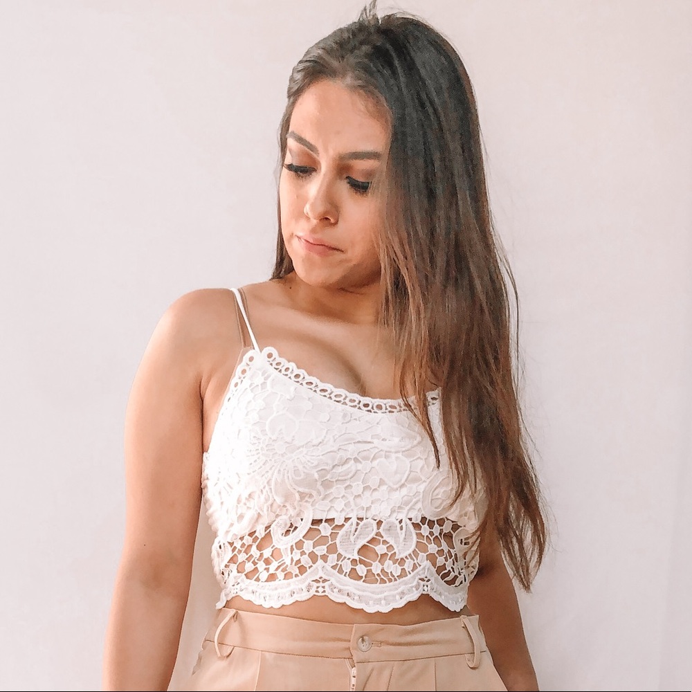 Lacy Crop Top